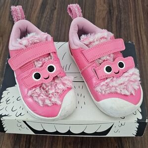 Pink Nike Shoes with Smiley Design